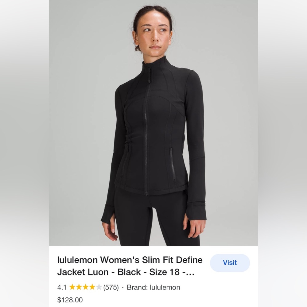 Lululemon define jacket black